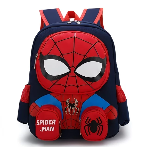 Marvel Pókember Ergonomikus Hátizsák – Sötétkék és Piros 6QM8K5XG04-S
