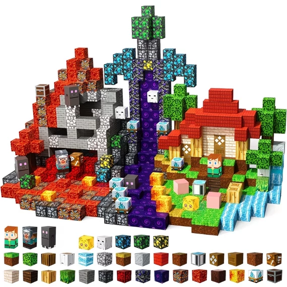 500 darabos Pixel Világ Kreatív Építőkocka Készlet AE12706349