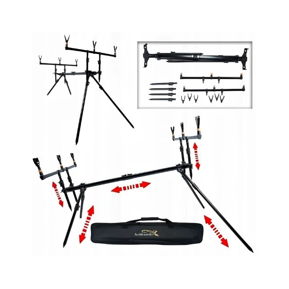Hokkaido Sky rod pod tripod állvány 3 bothoz W26023