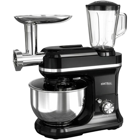 Kraft&Dele konyhai robotgép fekete 3000W, 5L KD4227