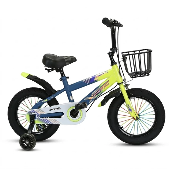 Dionite 18 colos Gyermek Kerékpár – Neon Sárga és Kék Kivitel 608G-18