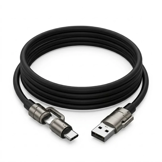 THOLux 4-az-1-ben Multifunkciós Adatkábel – 240W, 1,5m TL-47