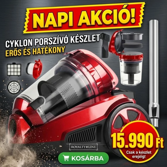 Royalty Line 1400W porszívó BSCM-1400.60
