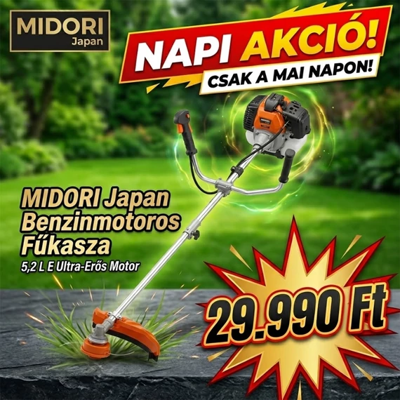 MIDORI Japan Benzinmotoros Fűkasza – 5,2 LE MJ-191