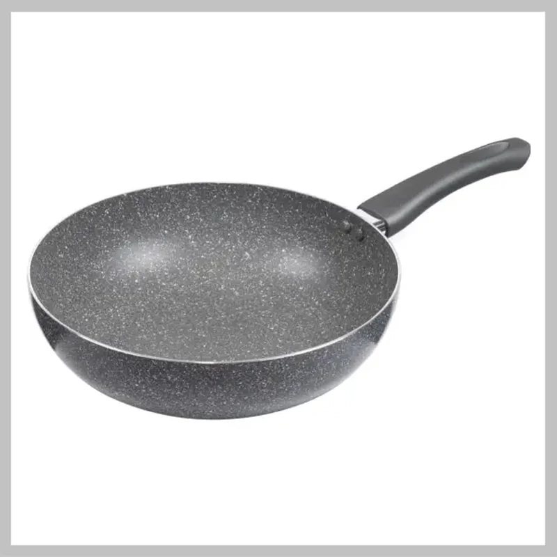 Banquet gránitszürke wok serpenyő, 84749018, 28 cm