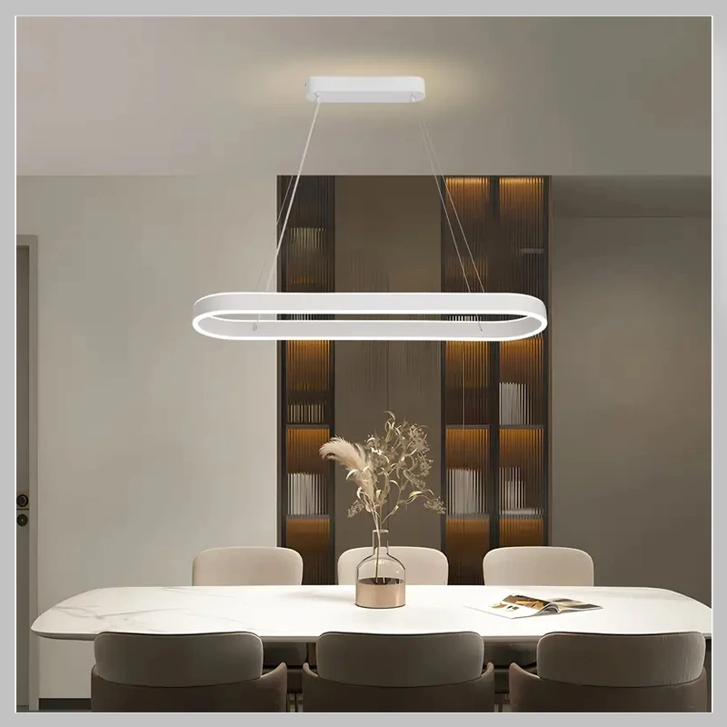 Modern LED mennyezeti lámpa ovális matt fehér LB1362712-2 