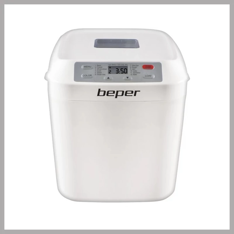 BEPER Kenyérsütő 550 W fehér BC-130