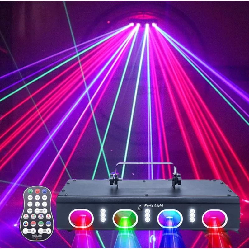 Lézeres party fény RGB távirányítóval 64060847