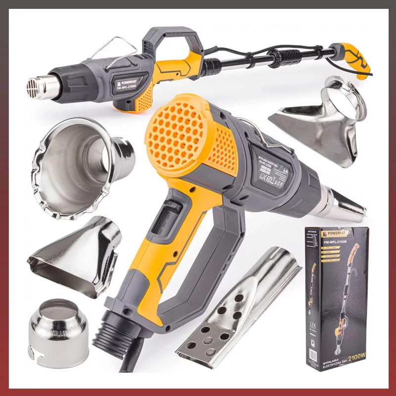 Powermat Elektromos hőlégfúvó 3 az 1-ben 2000W + 5 fúvóka PM-WPL-2100M