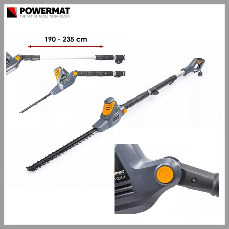POWERMAT Elektromos teleszkópos sövénynyíró 45cm PM-NEW-900S-T 