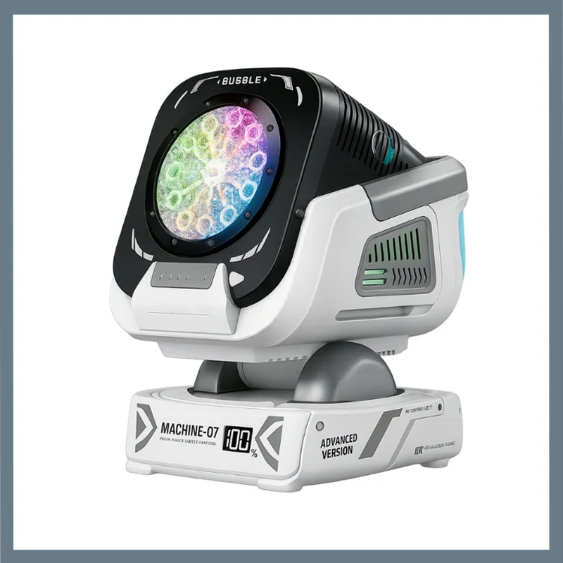 Automata buborékfújó játék RGB fényekkel – Forgatható, távirányítóval CD1103541