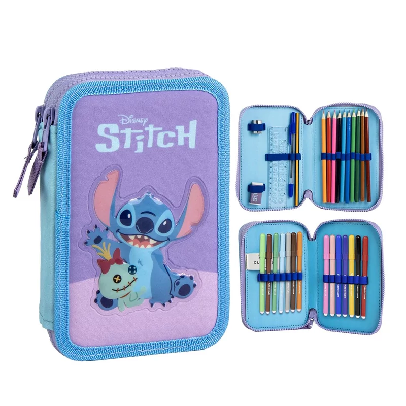 Disney Stitch - 2 emeletes, töltött tolltartó 2700001707