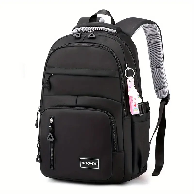 Női Nagy Kapacitású Hátizsák Laptoptartóval - FEKETE JB365521-F