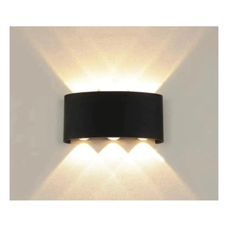 LED fali lámpa – Félköríves kialakítás, 3 LED fényforrással, IP65 014828