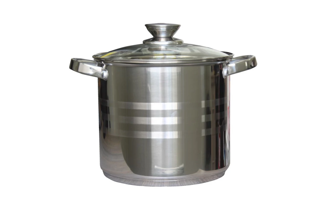 Fazék Inox 11,1 Literes Üveg Fedővel 26cm 5949062800751