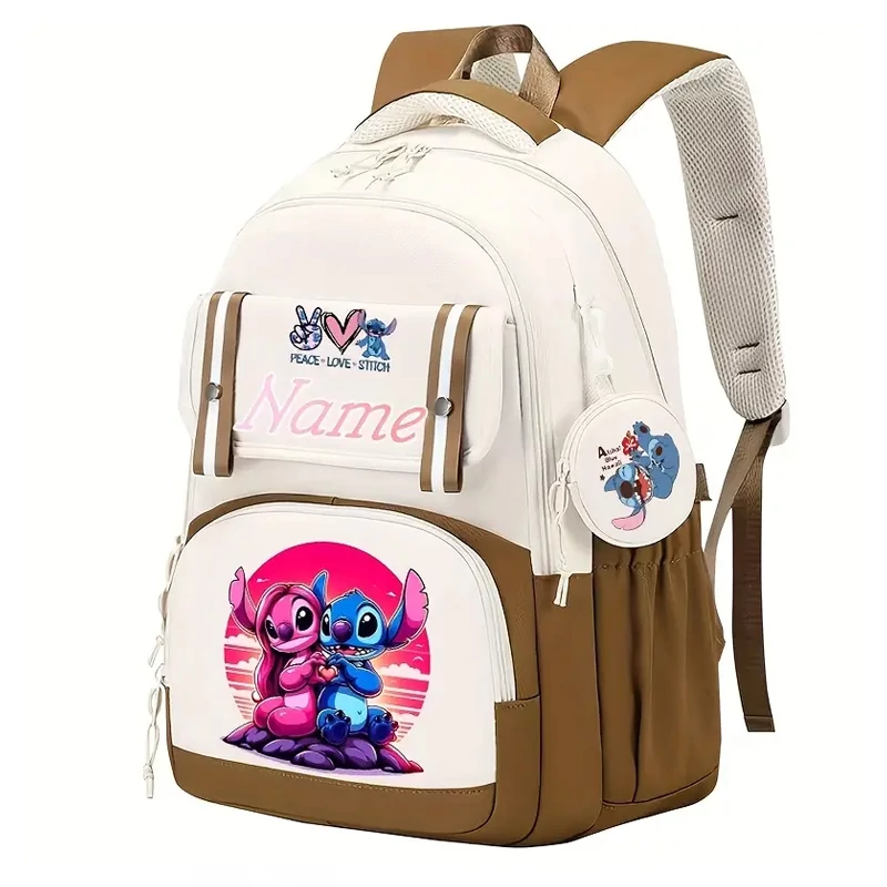 Disney Stitch személyre szabható hátizsák – Fekete UY4311185-B