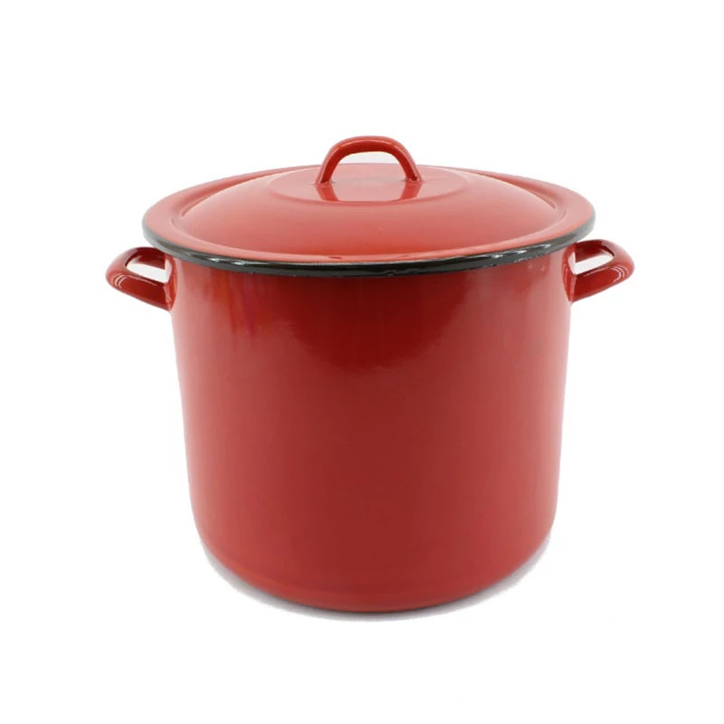 Zománcozott Fazék fedővel 21 cm 5999036004579
